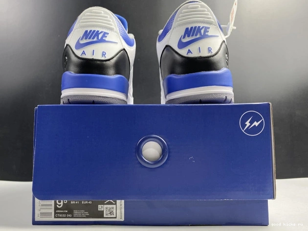 Blue Retro 3 Air White Jordan CT8532-040 0811